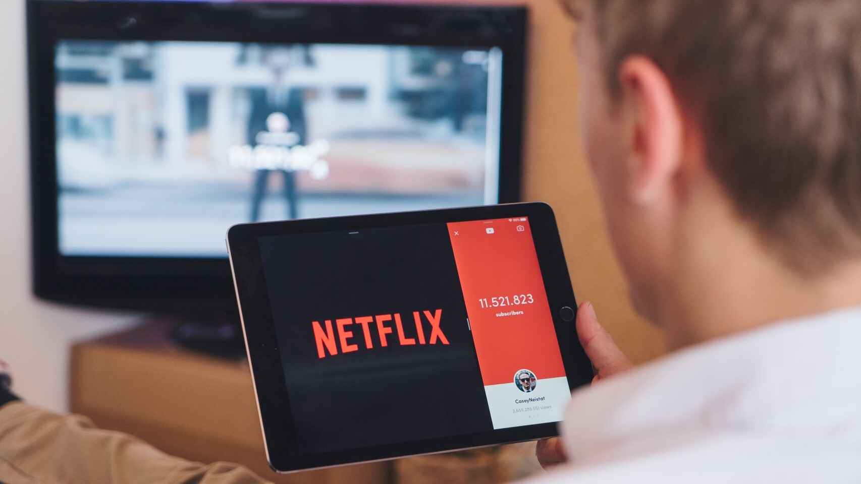 Netflix en una tablet