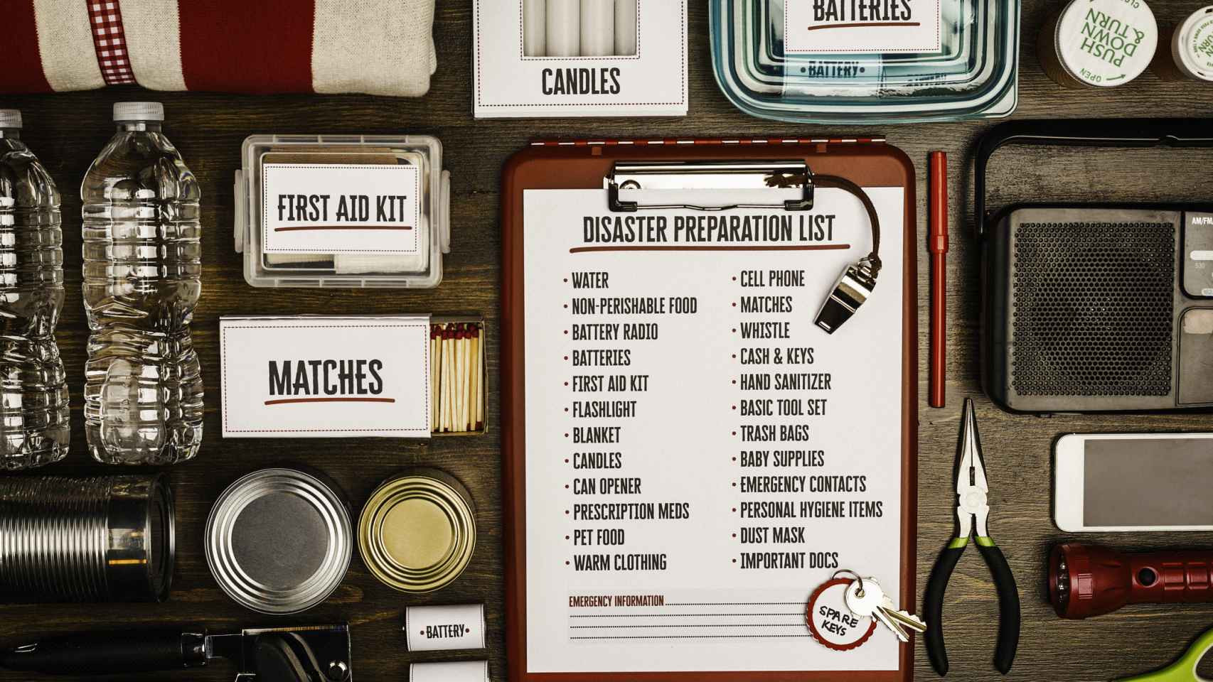 Cómo hacer tu kit de supervivencia en casa: estos son los productos que  necesitas