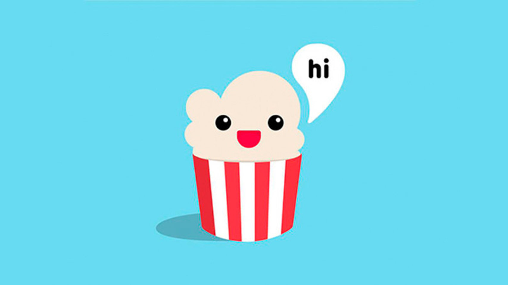 Logotipo de Popcorn Time, la app pirata de streaming