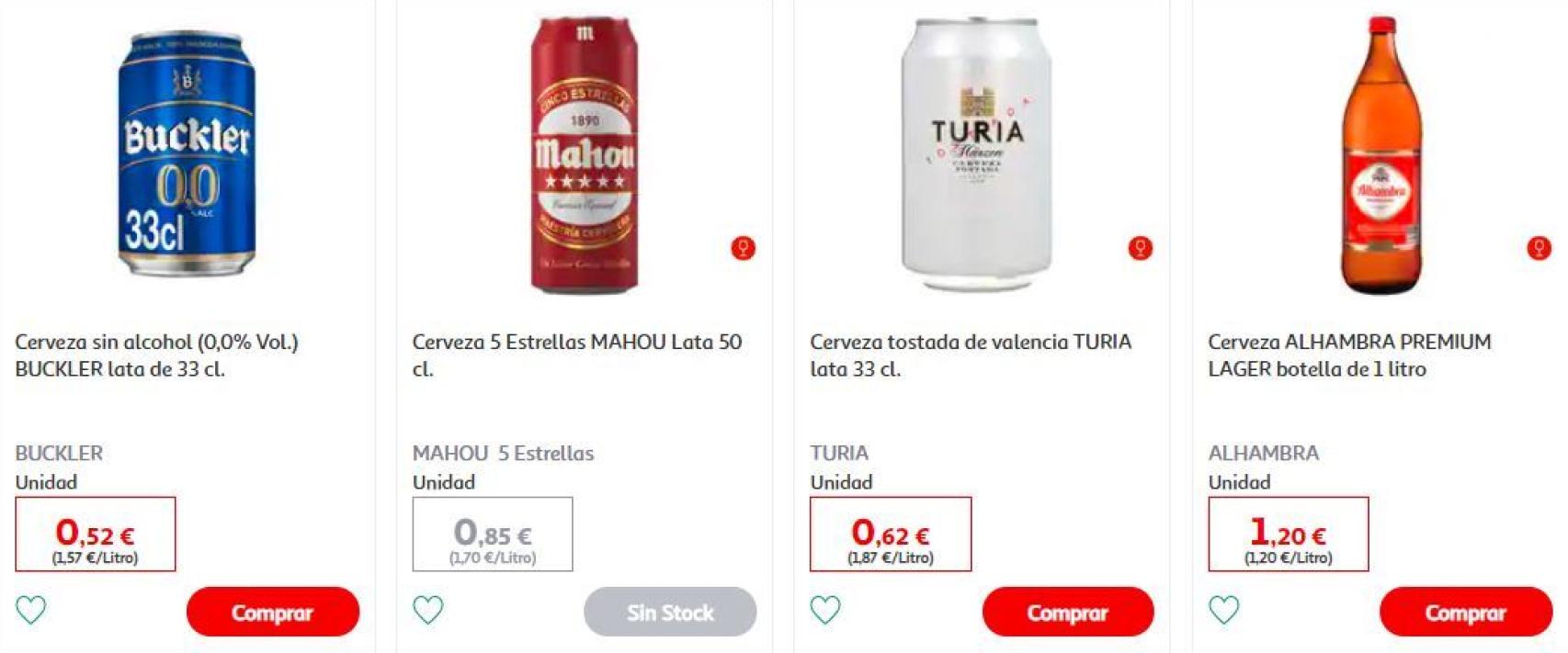 Cerveza, agotada.