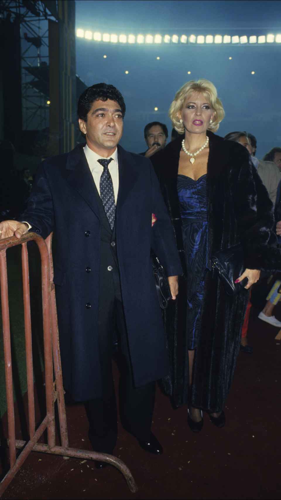 Ángel Cristo y Bárbara Rey en la década de los 80.