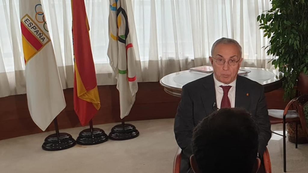 Alejandro Blanco, en la sede del COE