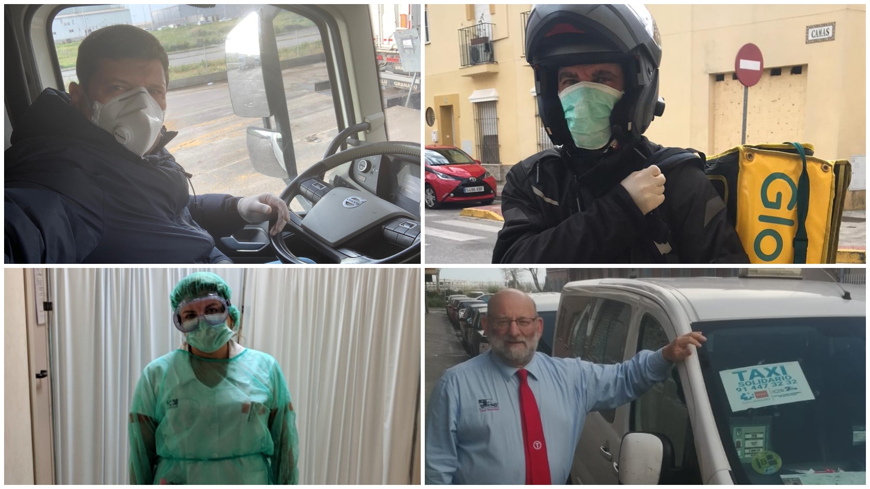 Taxistas, enfermeras y otros héroes anónimos del coronavirus: Tenemos miedo a contagiarlo