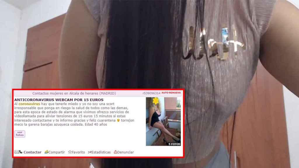 Prostitutas en tiempos del coronavirus: se reinventan con videollamadas por Whatsapp a euro el minuto