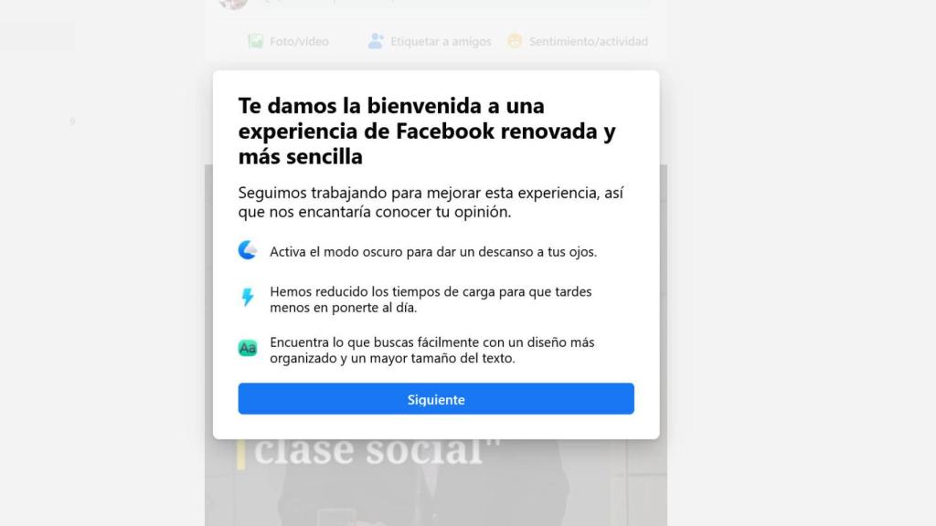 Principales novedades del nuevo Facebook