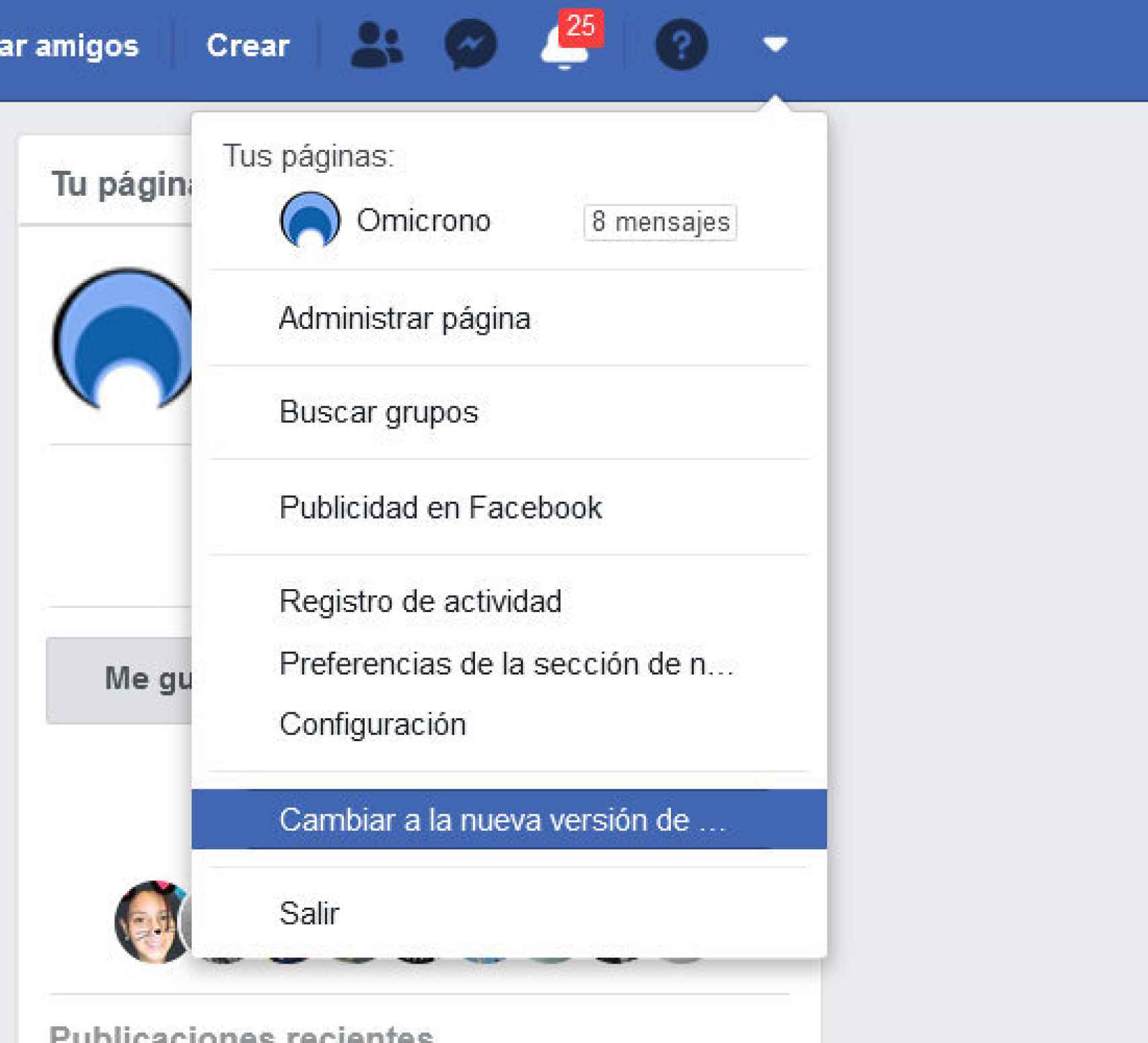 Cómo actualizar Facebook Messenger en Android
