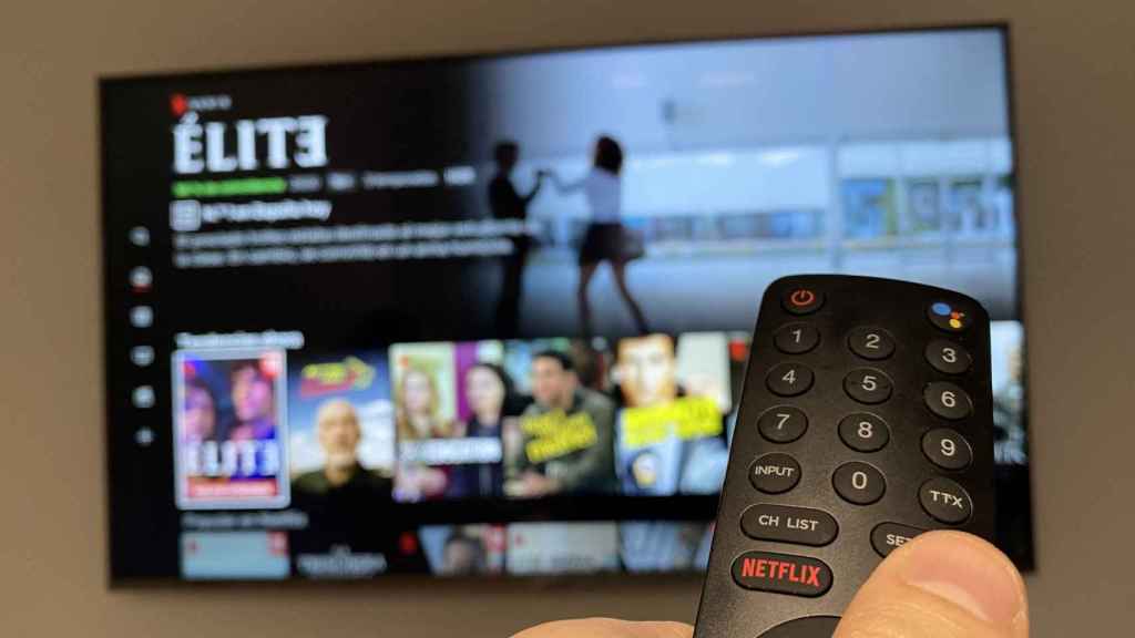 Netflix en un televisor
