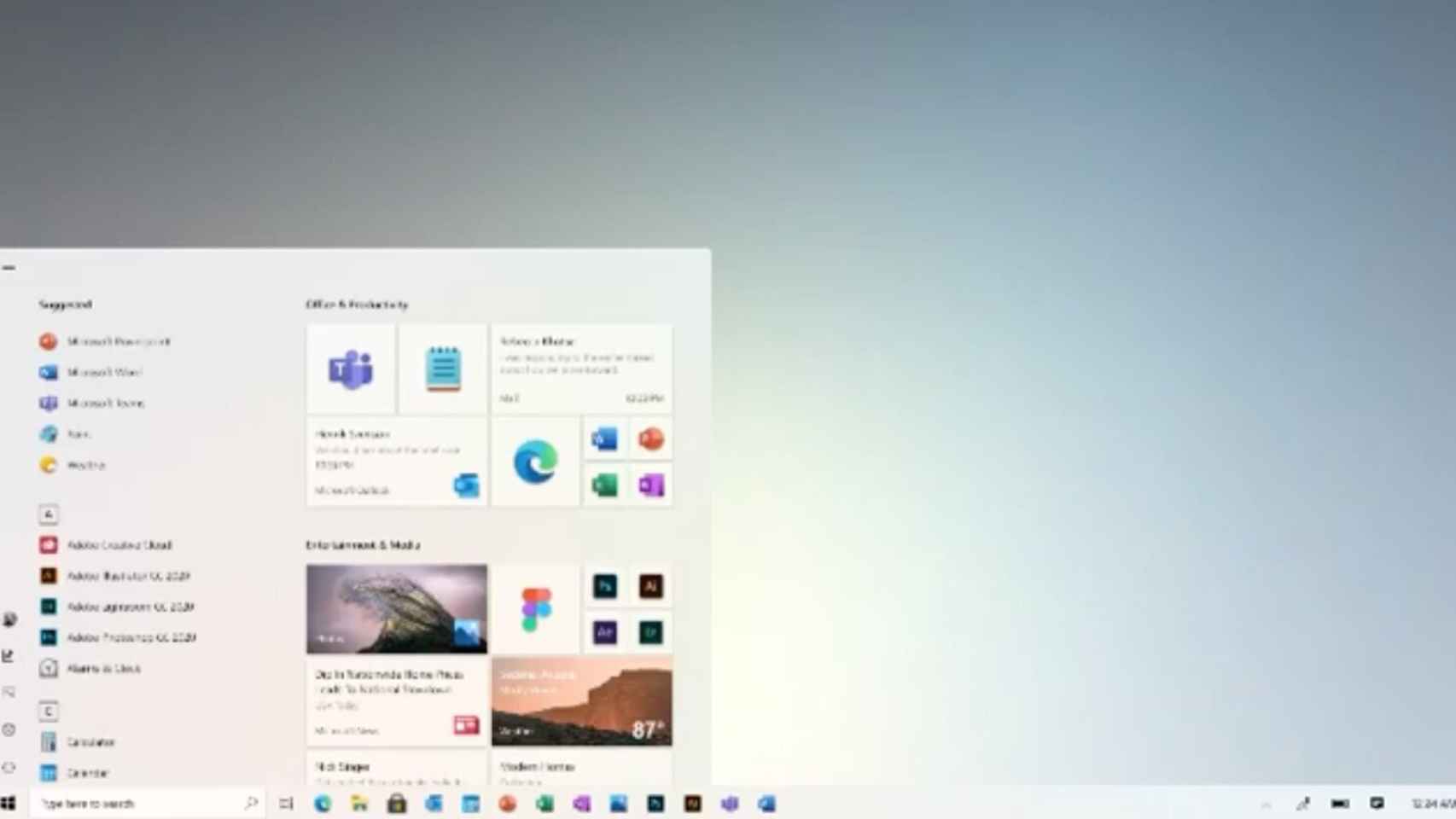 Captura del vídeo de Microsoft en el que muestra los cambios.