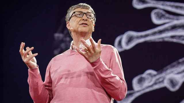 Bill Gates, durante su conferencia TED en 2015.