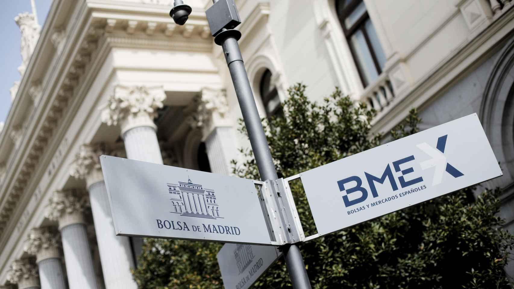 Sede de BME en el Palacio de la Bolsa de Madrid.
