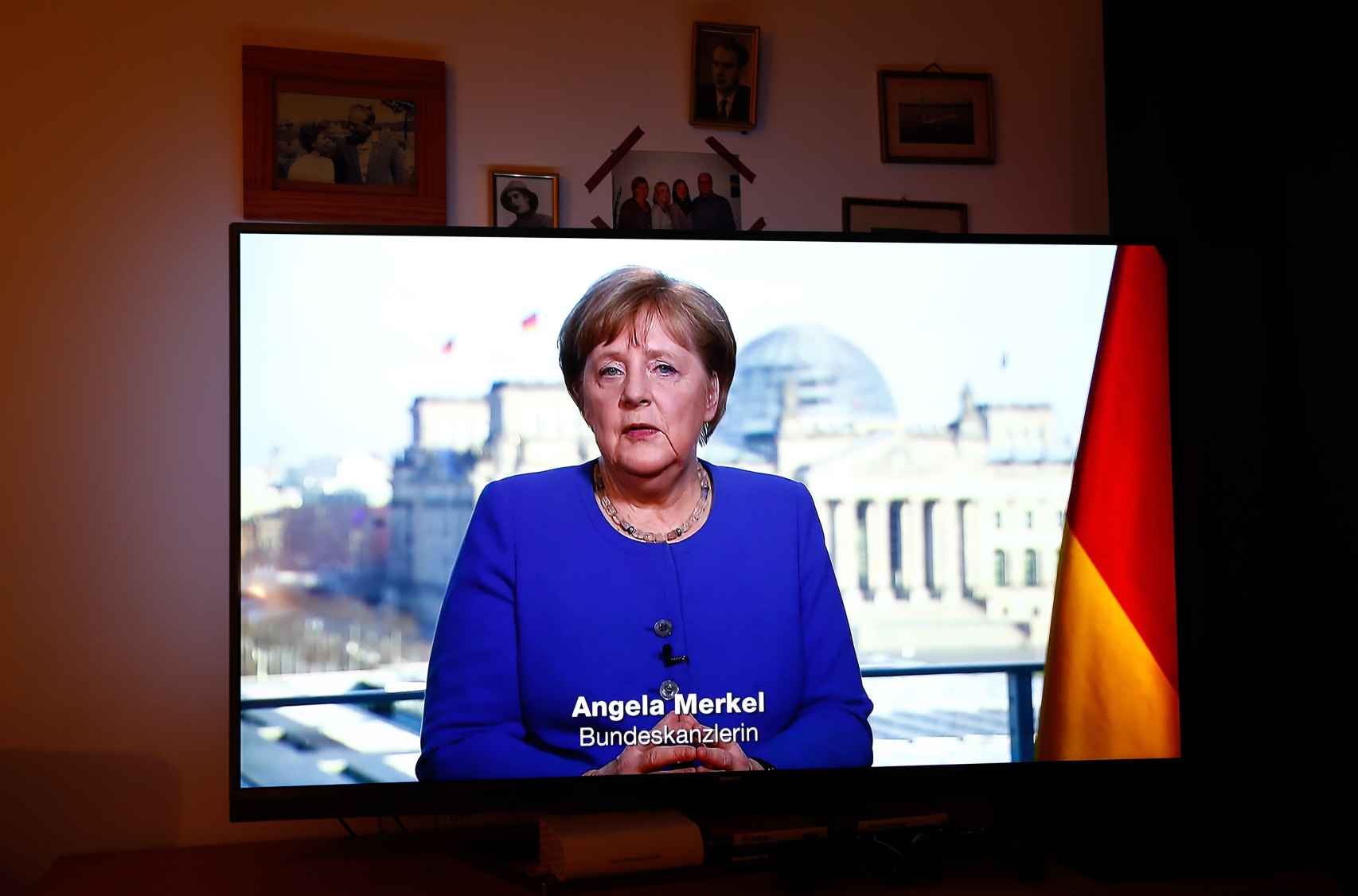 Angela Merkel se dirigió el miércoles 18 a la nación para alertar de los riesgos del coronavirus.