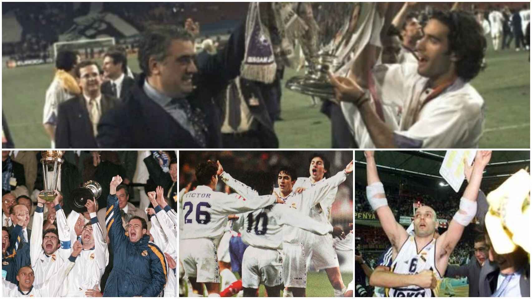 Los títulos del Real Madrid con Lorenzo Sanz