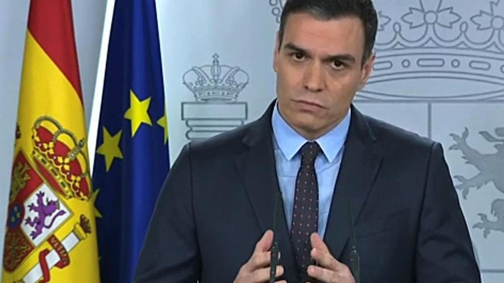Pedro Sánchez, en la Moncloa.