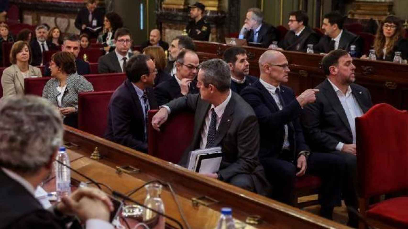 Juicio a los dirigentes del proceso independentista catalán.