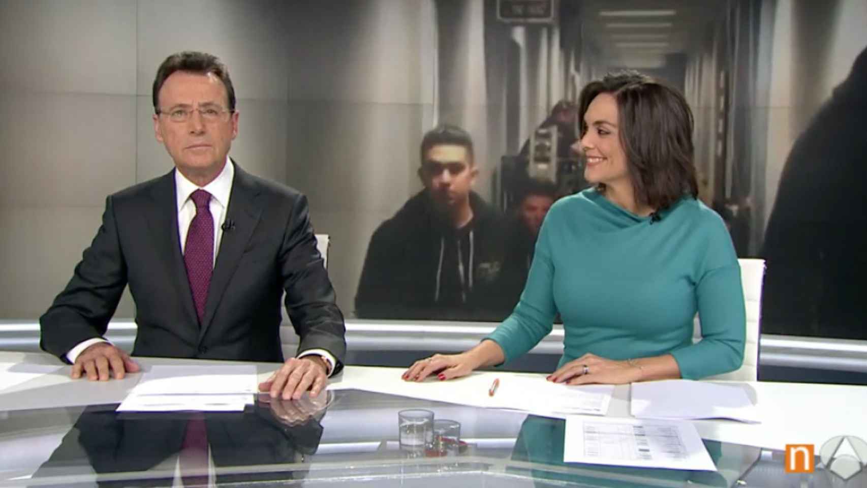 Matías Prats y Mónica Carrillo (Antena 3)