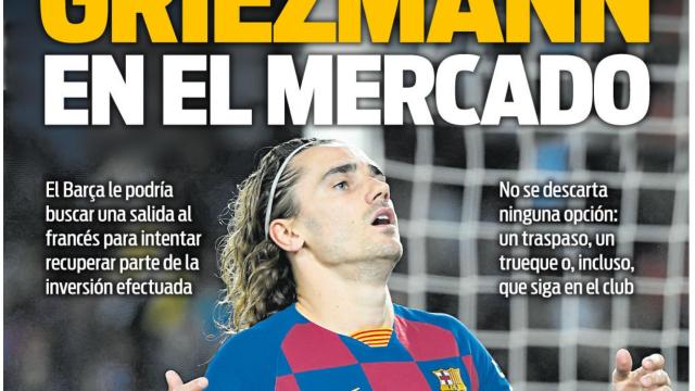 La portada del diario Sport (22/03/2020)