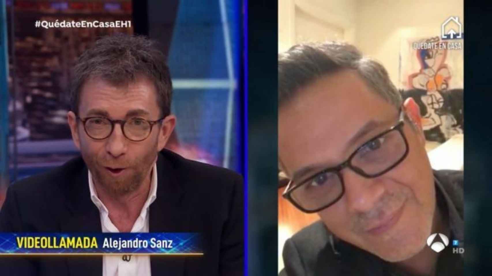 Pablo Motos y Alejandro Sanz.
