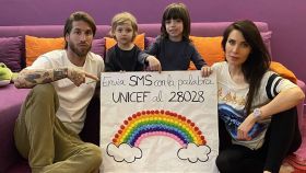 Sergio Ramos y su familia