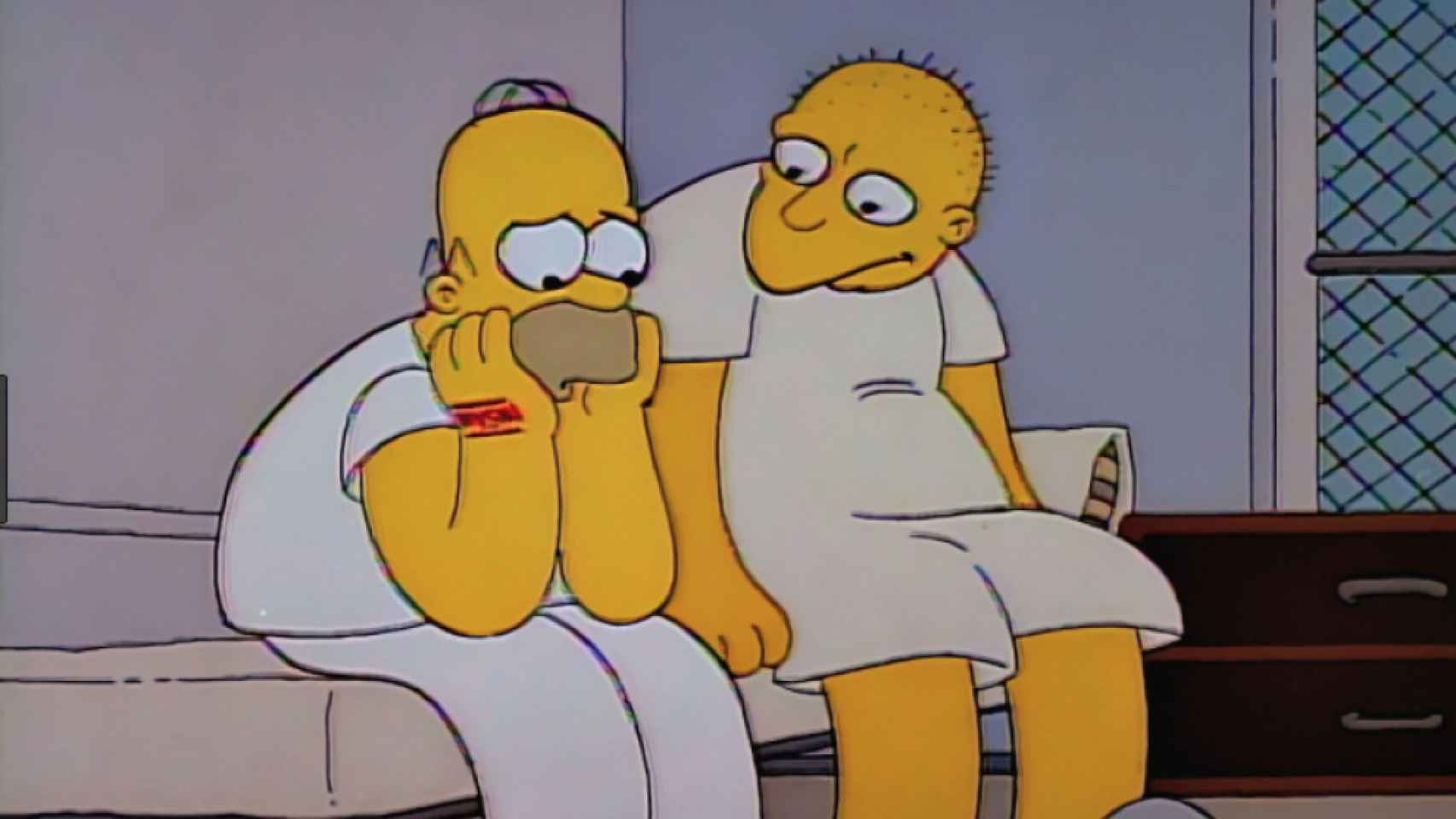 Papá loco de atar de 'Los Simpson'.