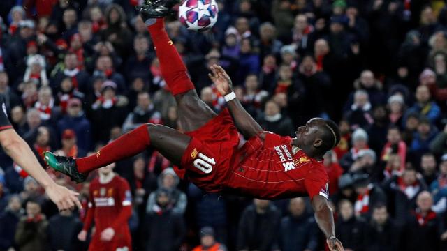 Sadio Mané, en un partido del Liverpool