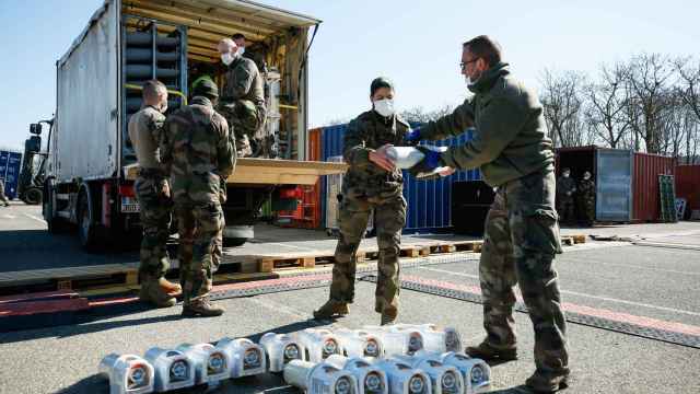 Ejercicios militares en Francia para el dispositivo contra el coronavirus