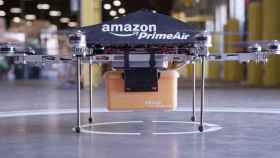 Un dron de Amazon Prime Air.