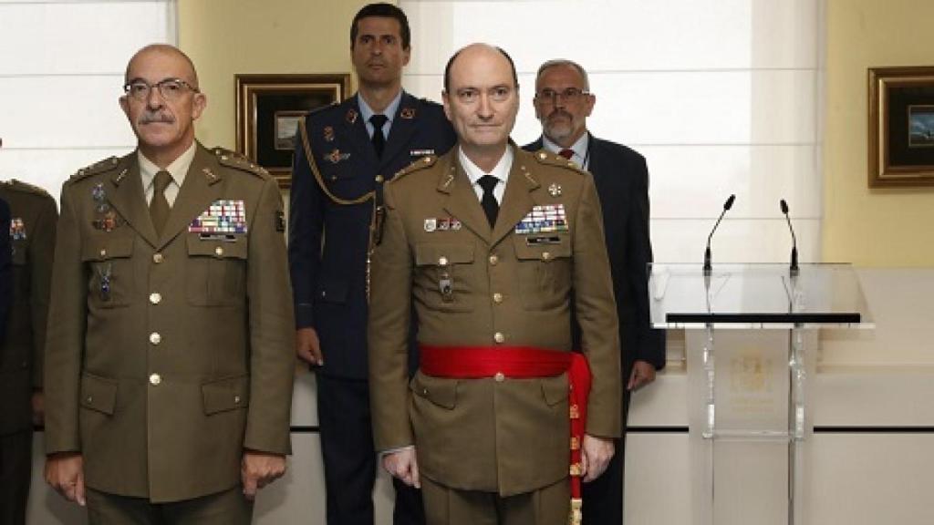 El teniente general Luis Manuel Martínez Meijide, al mando de la UME.