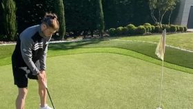 Bale, en un nuevo reto al golf