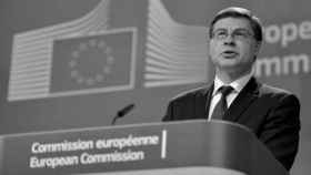 El vicepresidente económico de la Comisión Europea, Valdis Dombrovskis.