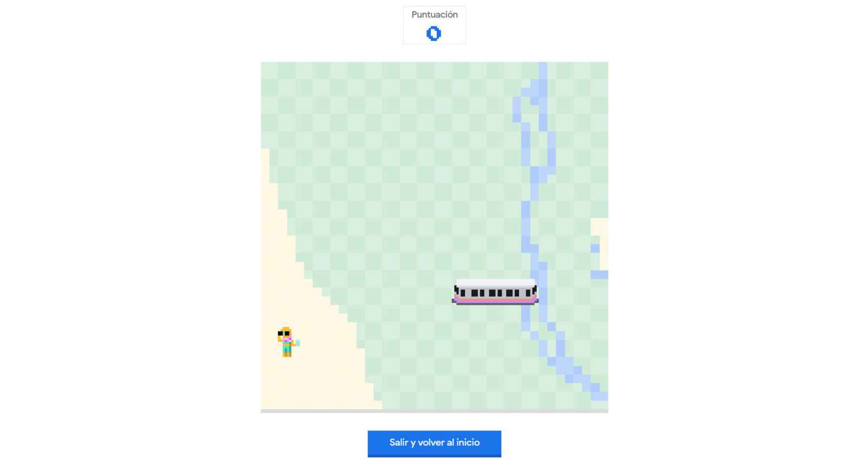 Una de las bromas del 2019 fue una versión de Snake en Google Maps