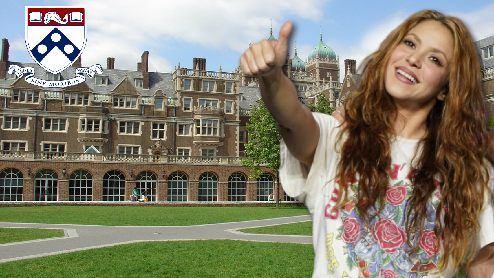 Shakira, nueva 'alumna' de la exclusiva Univerdidad de Pensilvania.