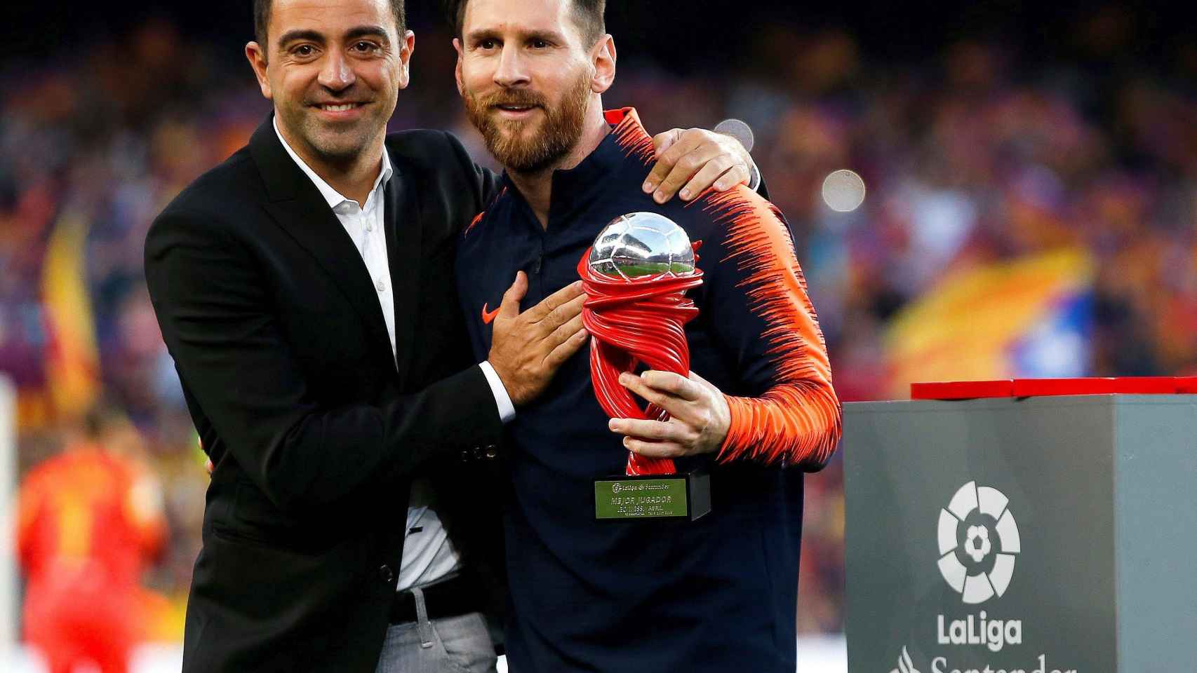 Xavi y Messi