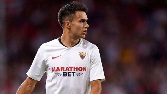 Reguilón, con el Sevilla