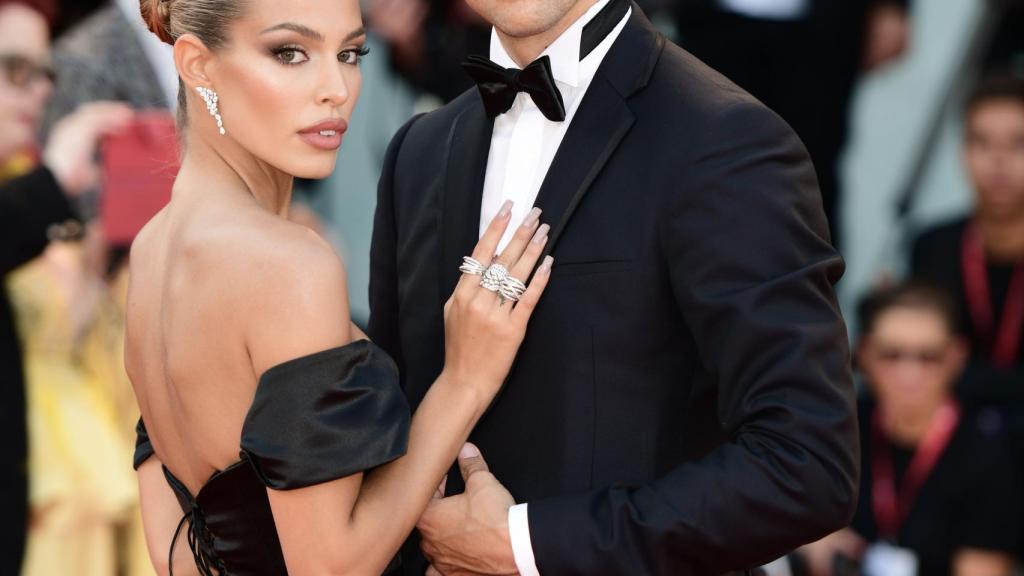 Jessica Goicoechea y River Viiperi, en el Festival de Venecia el pasado agosto.