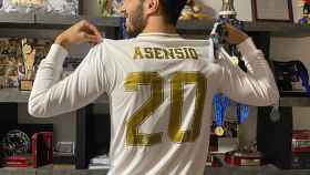 Marco Asensio celebra su victoria en LaLiga Challenge, el torneo de eSports