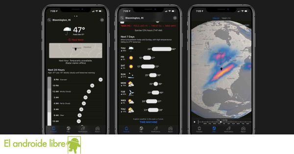 La popular app meteorológica Dark Sky vuelve a Android pero de una forma muy diferente