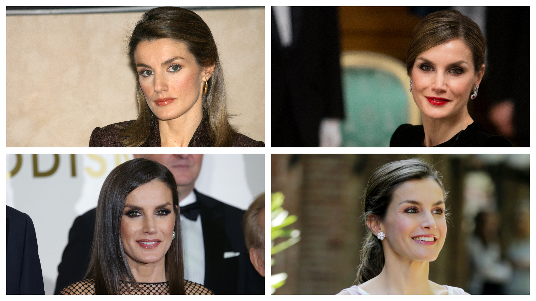 El maquillaje de la reina Letizia ha evolucionado con el paso de los años.