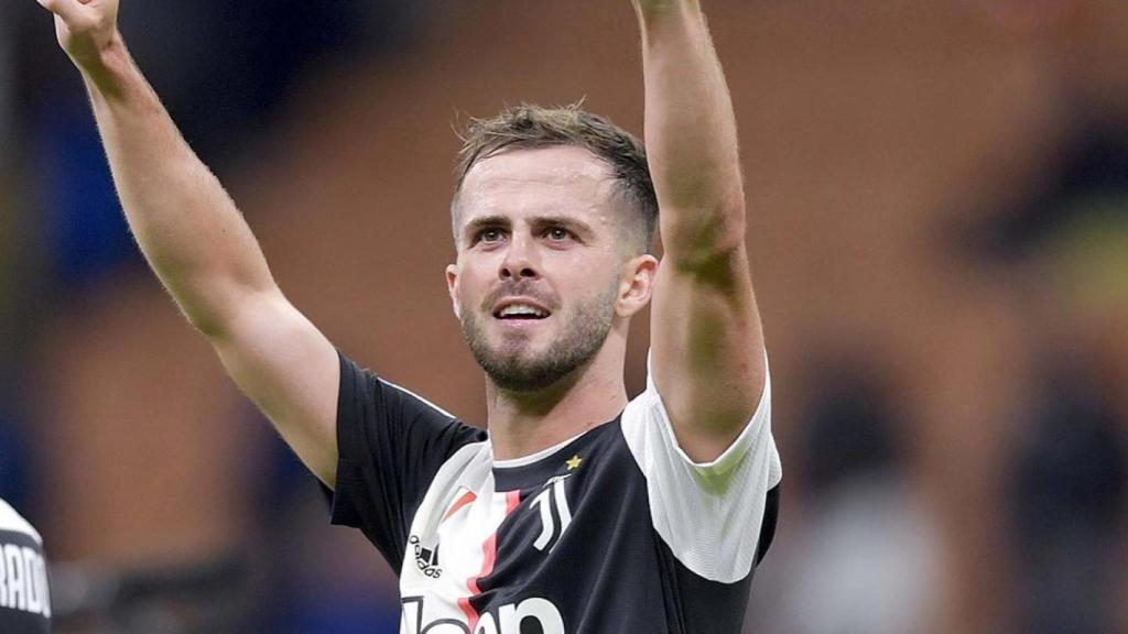 Miralem Pjanic, en un partido de la Juventus de Turín