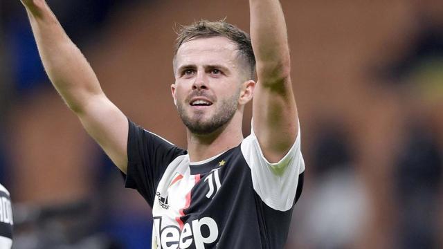 Miralem Pjanic, en un partido de la Juventus de Turín