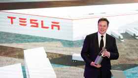 Elon Musk, en la ceremonia de apertura de la fábrica de Tesla en Shanghái, China