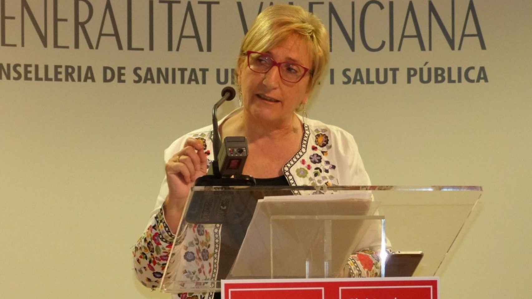 La consellera de Sanitat Universal i Salut Pública, Ana Barceló.