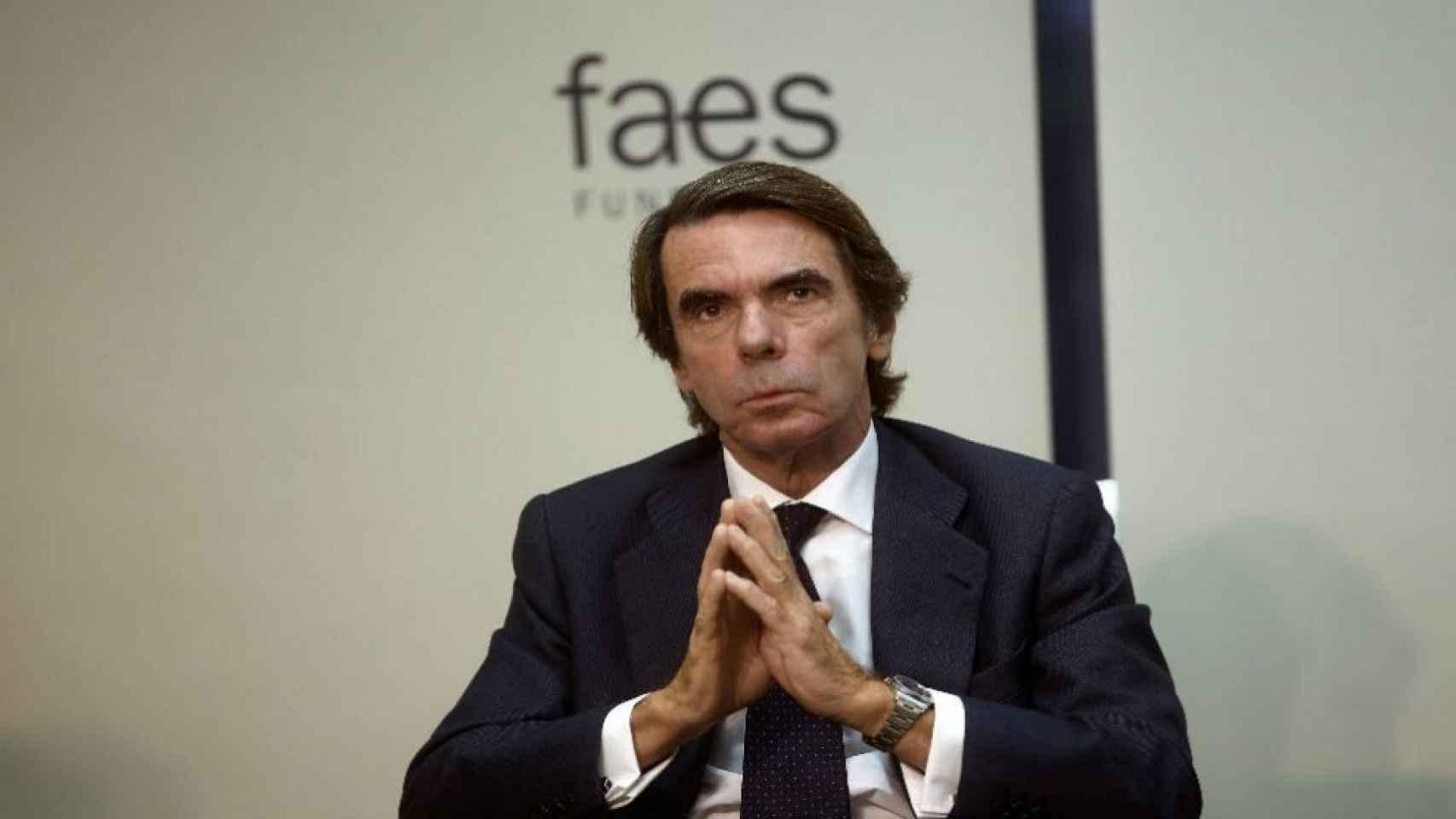 El presidente de Faes, José María Aznar, en una imagen de archivo.