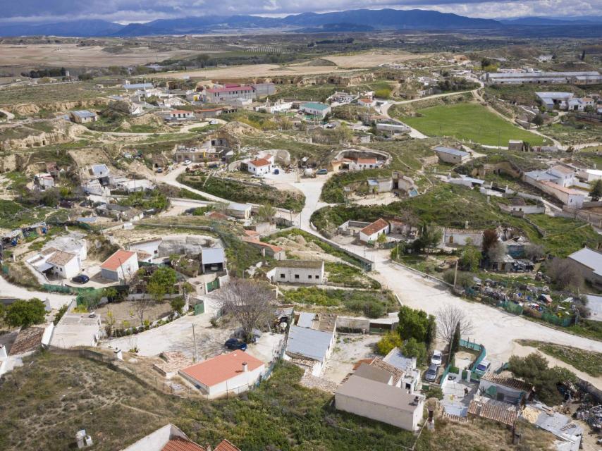 Barrio de San Isidro en Huéscar (Granada), donde conviven alrededor de 500 personas de etnia gitana.