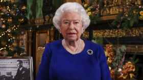 La reina Isabel II durante el mensaje de Navidad de 2019.