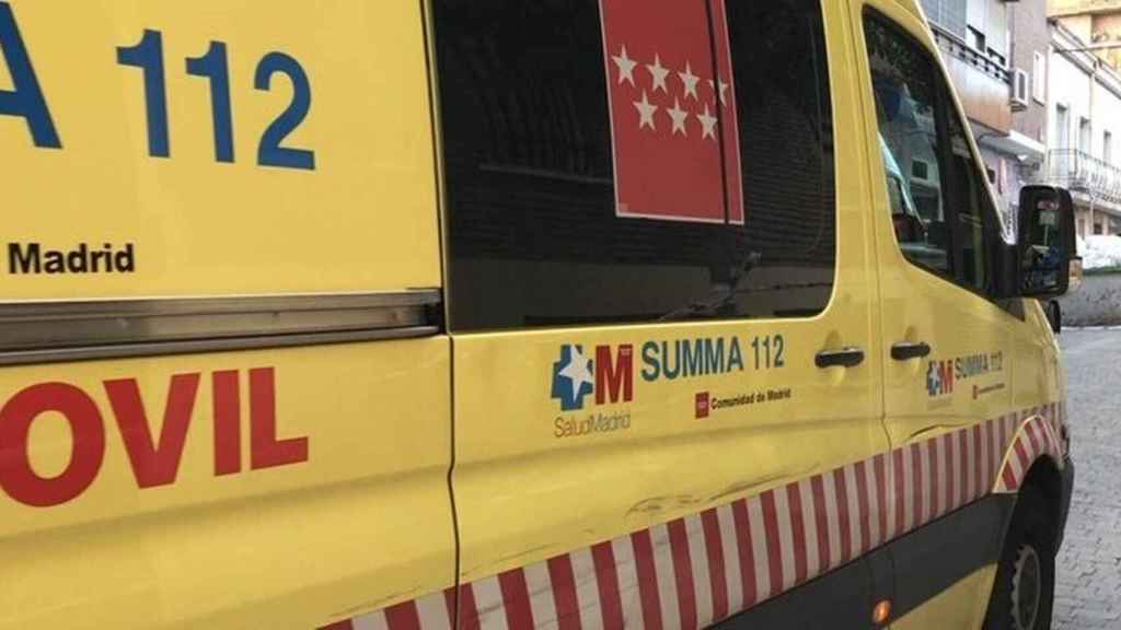 Una ambulancia del Summa 112, vehículo de trabajo de Luis durante más de 30 años.