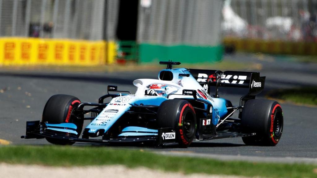 George Russell, durante un GP de F1