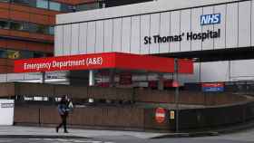 Hospital de Saint Thomas en Londres, donde se encuentra ingresado el primer ministro.