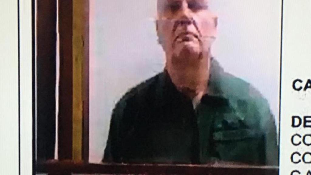 Imagen de Vadell sacada de un ficha policial filtrada.