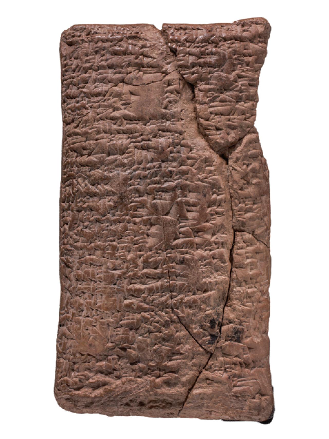 La tabla cuneiforme descifrada por Irving Finkel.