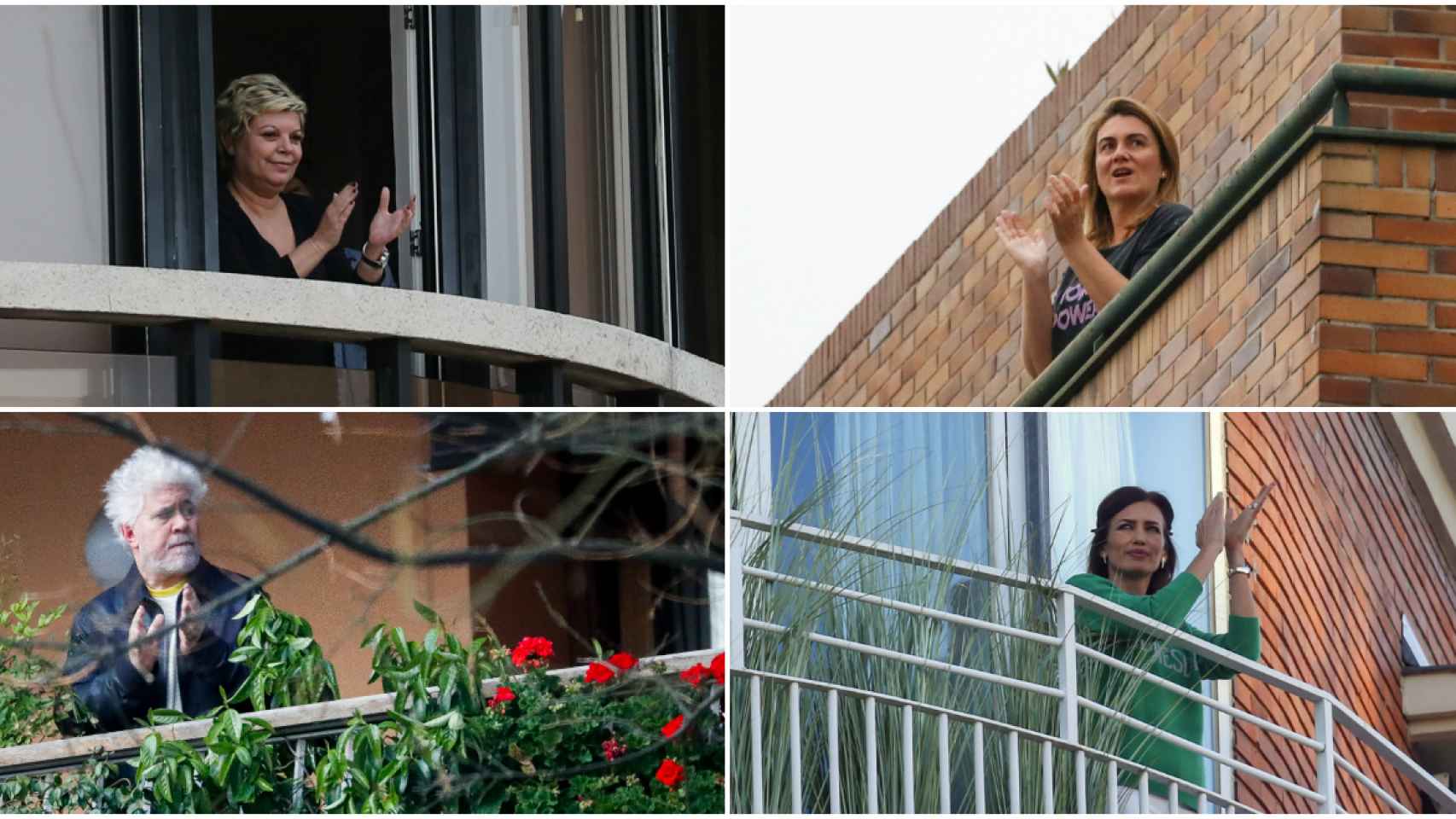 De Carlota Corredera a los Beckham: los famosos salen a sus balcones para aplaudir a los sanitarios